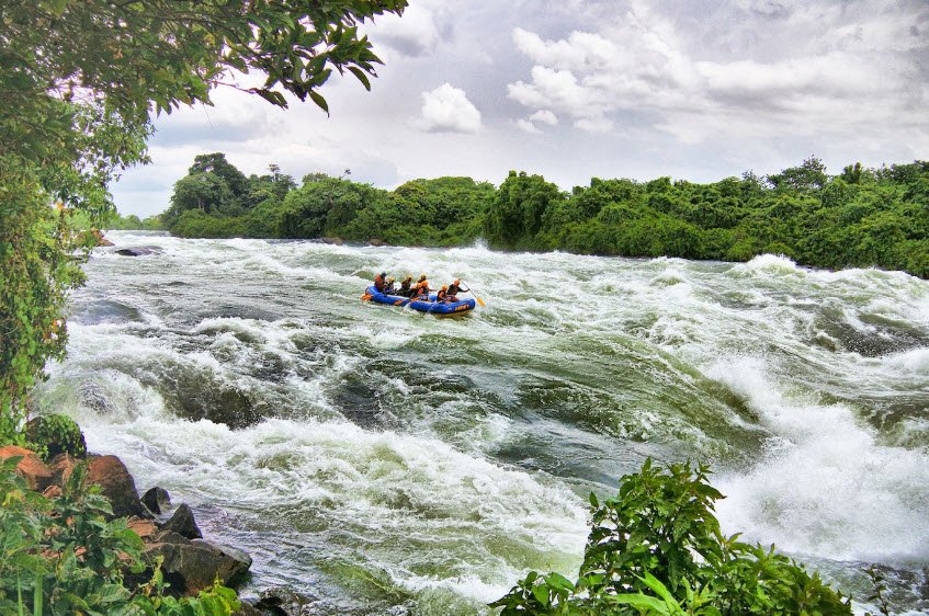White Water Rafting on the Nile, Jinja, Eastern Uganda, Uganda